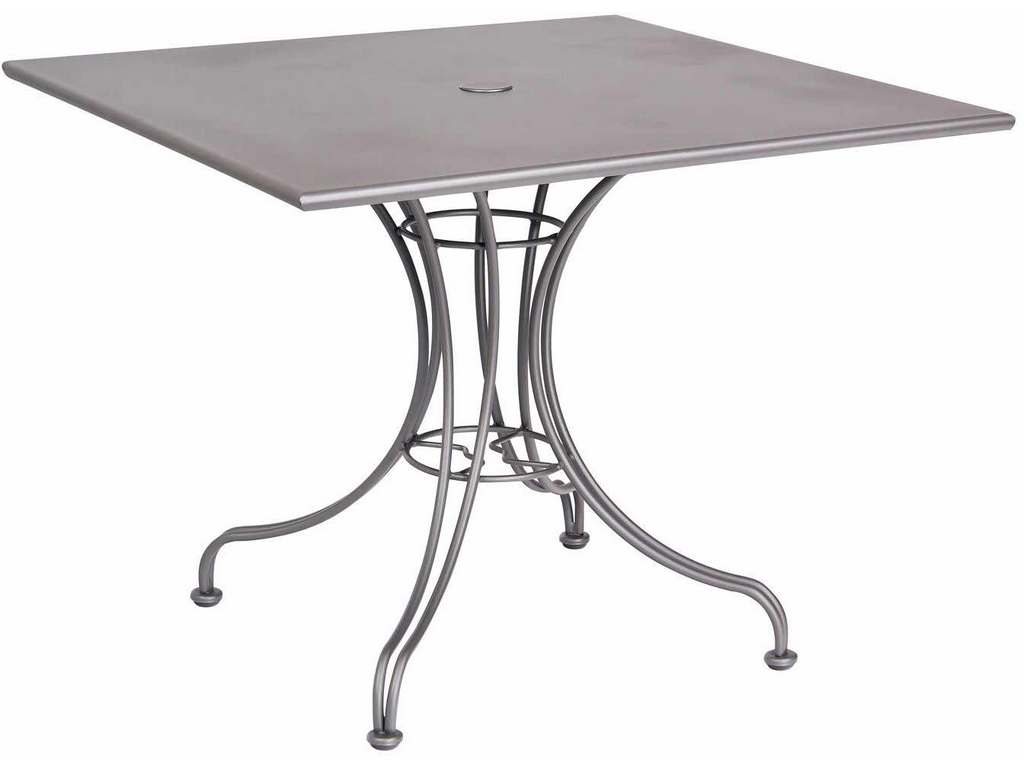 Woodard 13L4SU36  Solid Iron 36 inch Square Umbrella Table with Universal Base