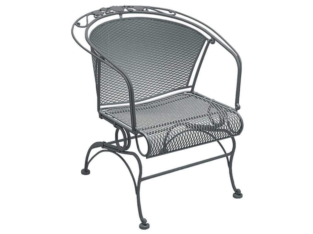 Woodard 400088 Briarwood Coil Spring Barrel Chair