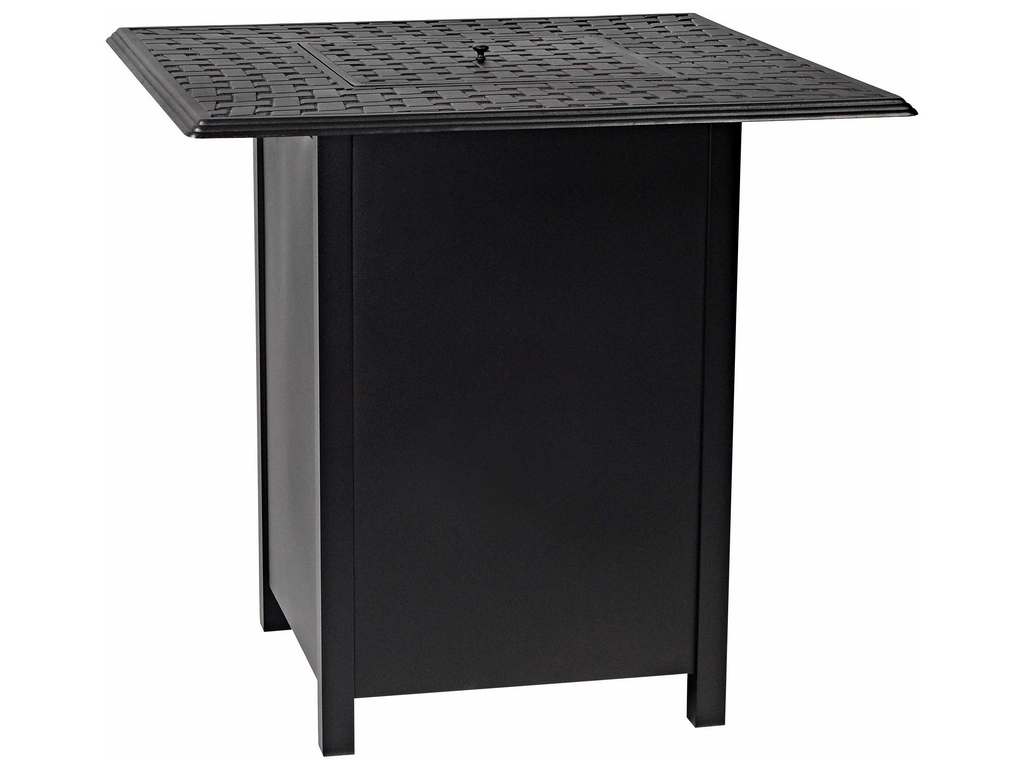 Woodard 1CM3SQSB  Square Bar Height Fire Table Base with Square Burner