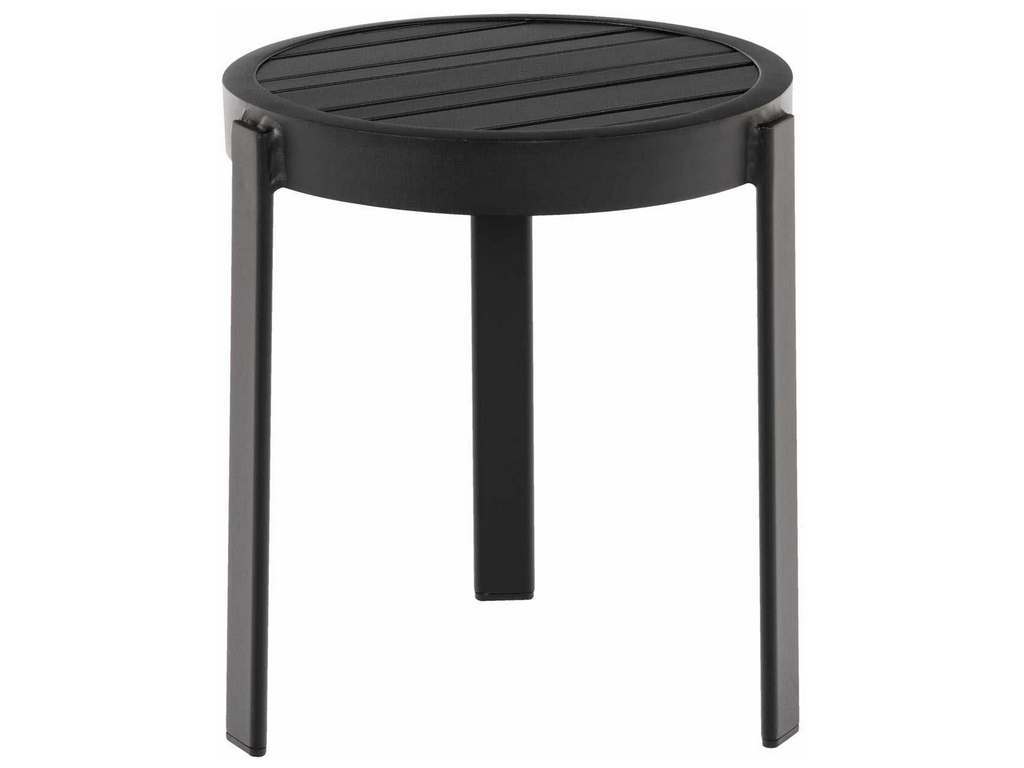 Woodard TRSL15RD  Tri Slat Stacking End Tables