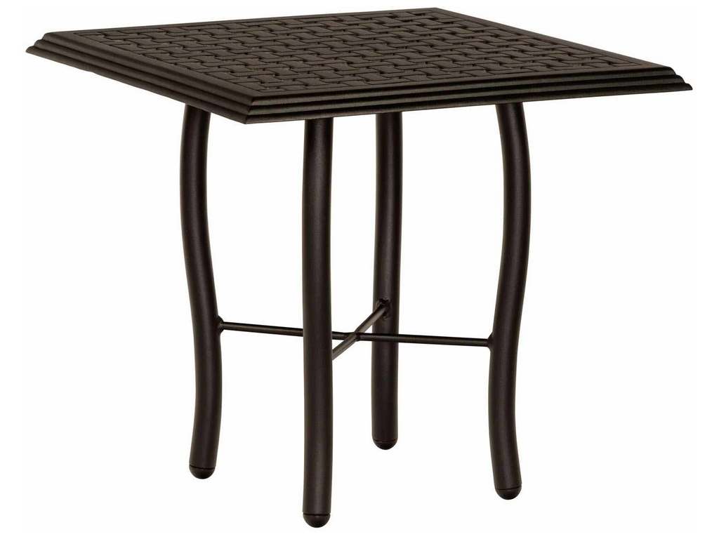 Woodard 5D2400  04921 Thatch Complete Tables Square End Table