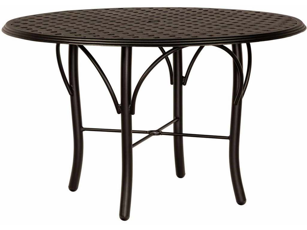 Woodard 5D4800  04948 Thatch Complete Tables Round Dining Umbrella Table