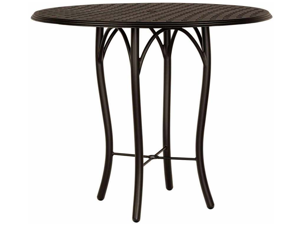Woodard 5D6600  04948 Thatch Complete Tables Round Bar Height Table