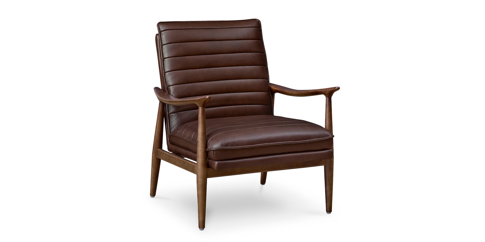 Bassett Furniture 1338-02B Ellis Leather Accent Chair