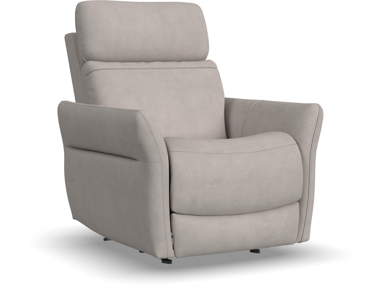 Flexsteel Furniture 1823-51P5 Artemis Power Rocking Recliner with Power Headrest and Lmbr and Heat and Mass
