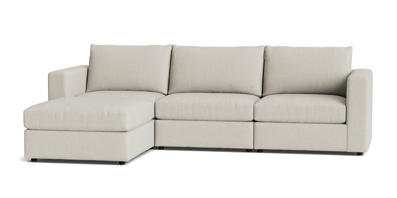 Bassett Furniture 2676-SCSECTFC0 Beckham Track Arm Modular Sofa with Ottoman