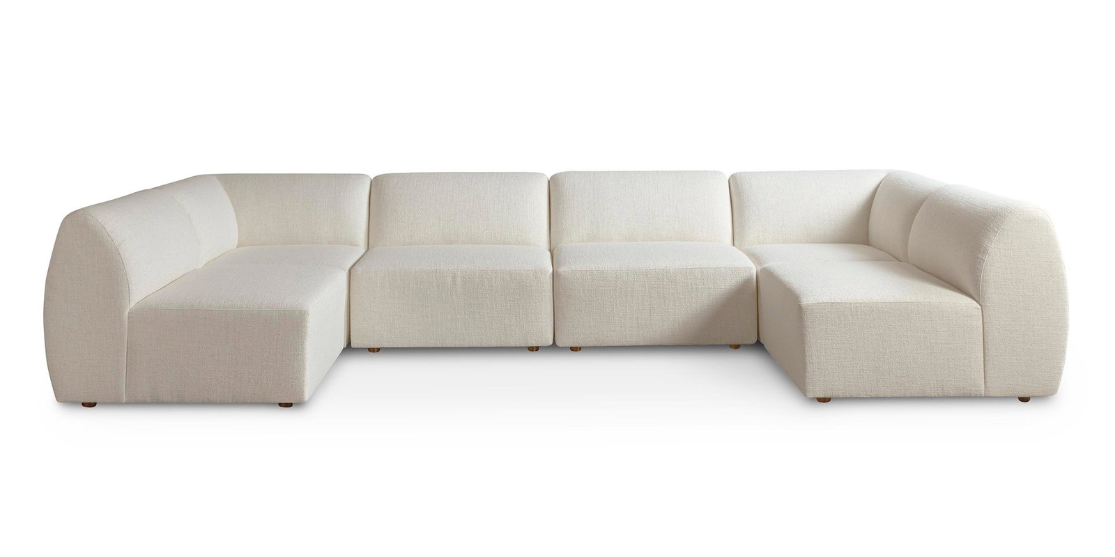 Bassett Furniture 2756-USECT6 Clyde Modular U-Shaped Sectional
