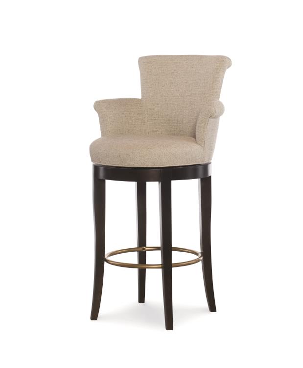Century Furniture 3800B-3 Scroll Swivel Bar Stool