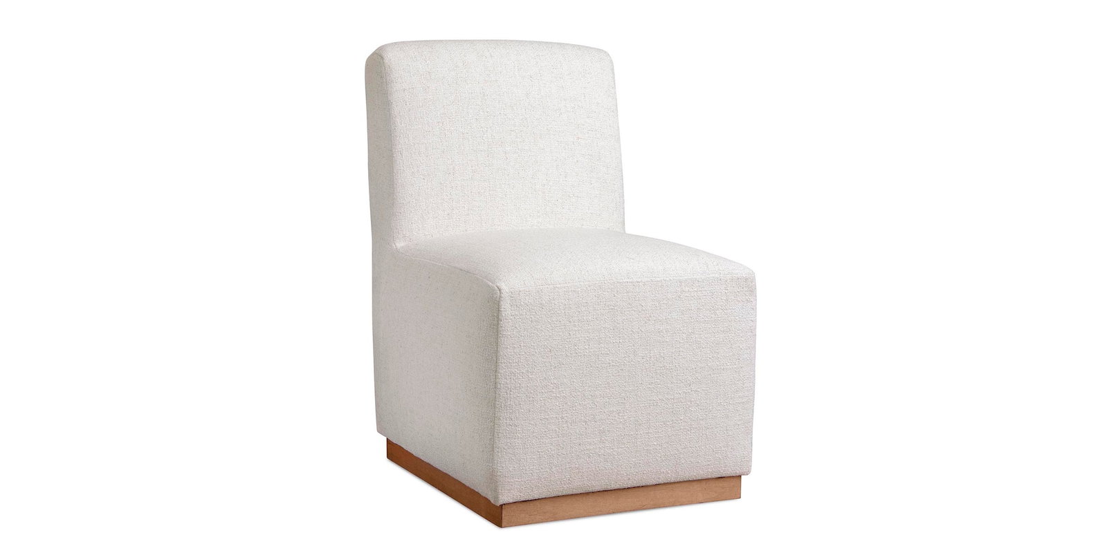 Bassett Furniture 4022-0686 Banks Upholstered Dining Side Chair with Casters