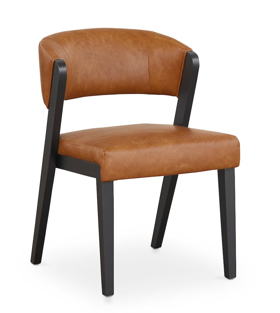 Bassett Furniture 4201-1682BCC Asher Faux Leather Dining Chair