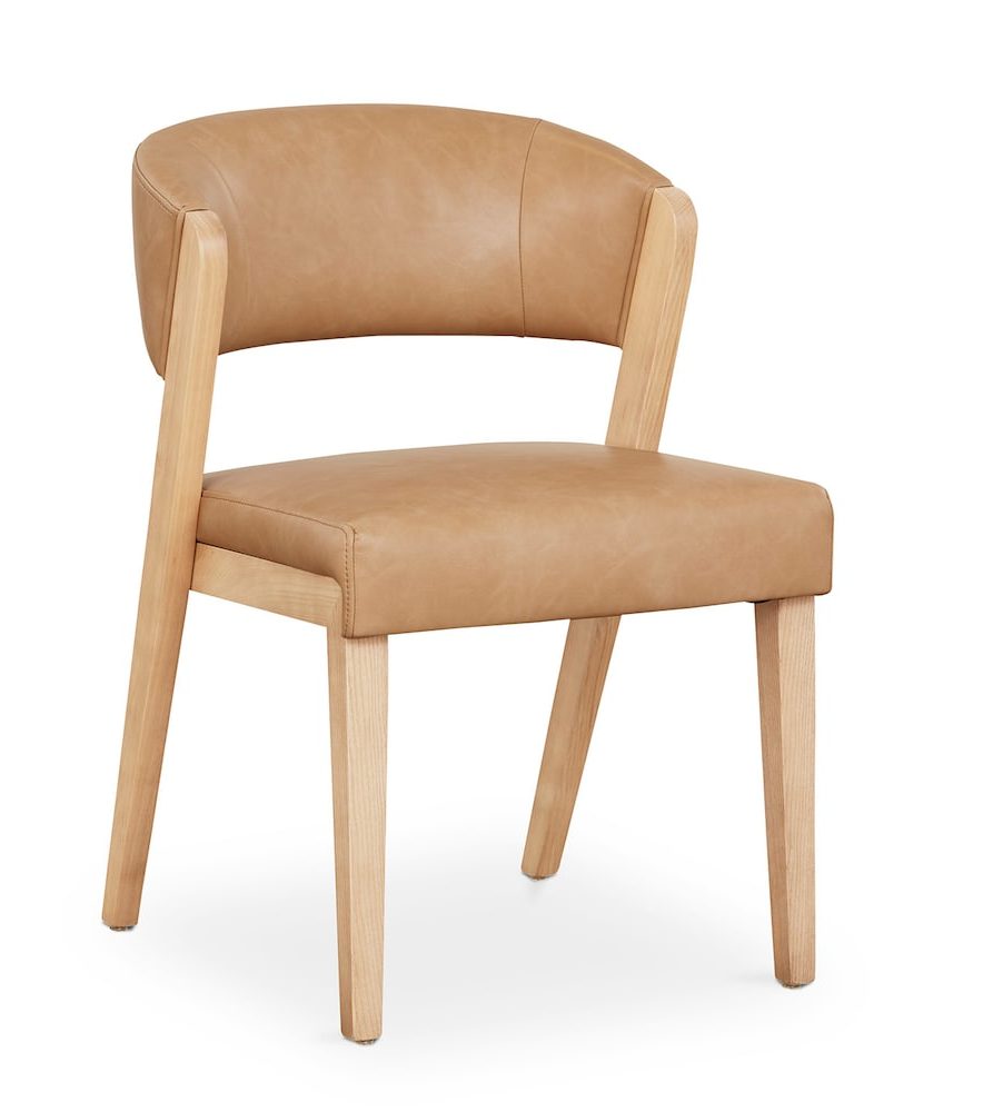 Bassett Furniture 4201-1682NCT Asher Faux Leather Dining Chair