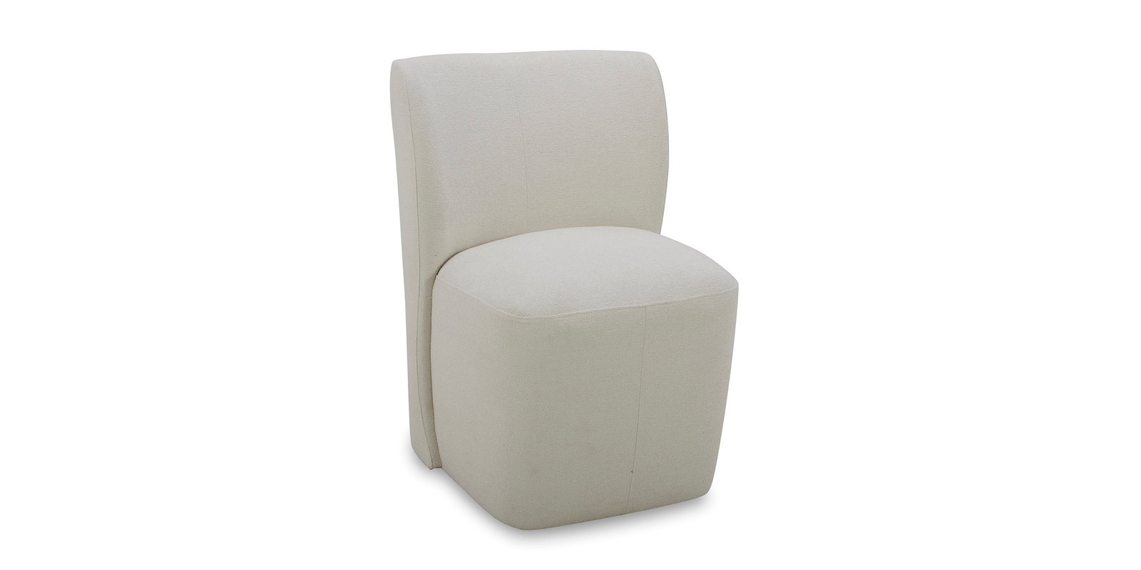 Bassett Furniture 4200-B684 Reed Upholstered Dining Chair with Casters Bassett Furniture 4200-B684 Reed Upholstered Dining Chair with Casters