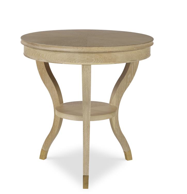 Century Furniture 89A-626-V1 Maison 47 Lamp Table Blonde Cerused