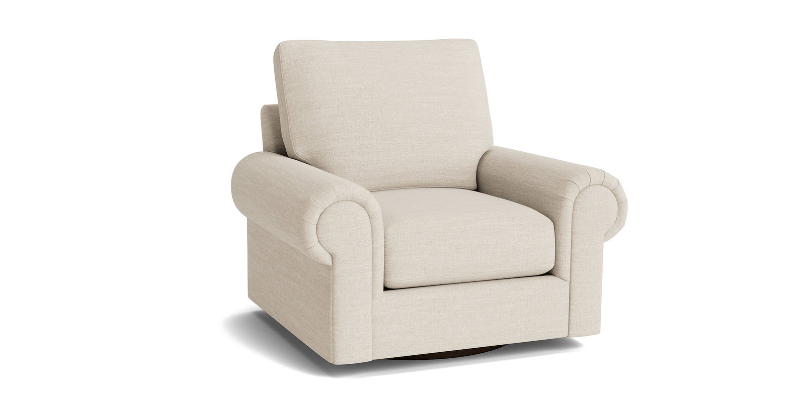 Bassett Furniture C400-05SF True Custom Large Panel Arm Swivel Chair