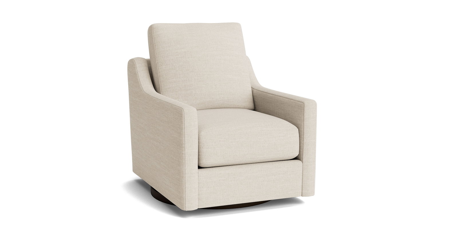 Bassett Furniture C900-05SF True Custom Slope Arm Swivel Chair