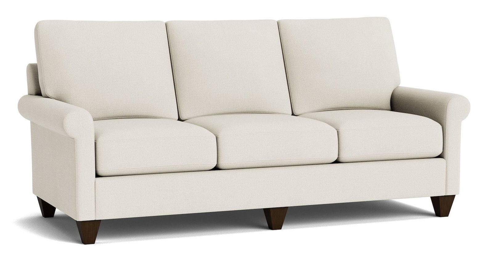 Bassett Furniture C100-72SF True Custom Roll Arm Sofa