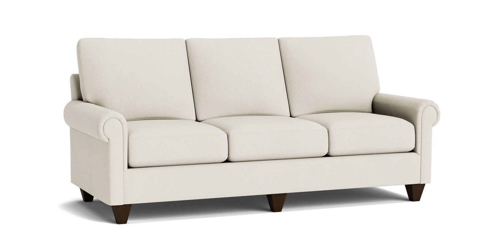 Bassett Furniture C300-72SF True Custom Panel Arm Sofa