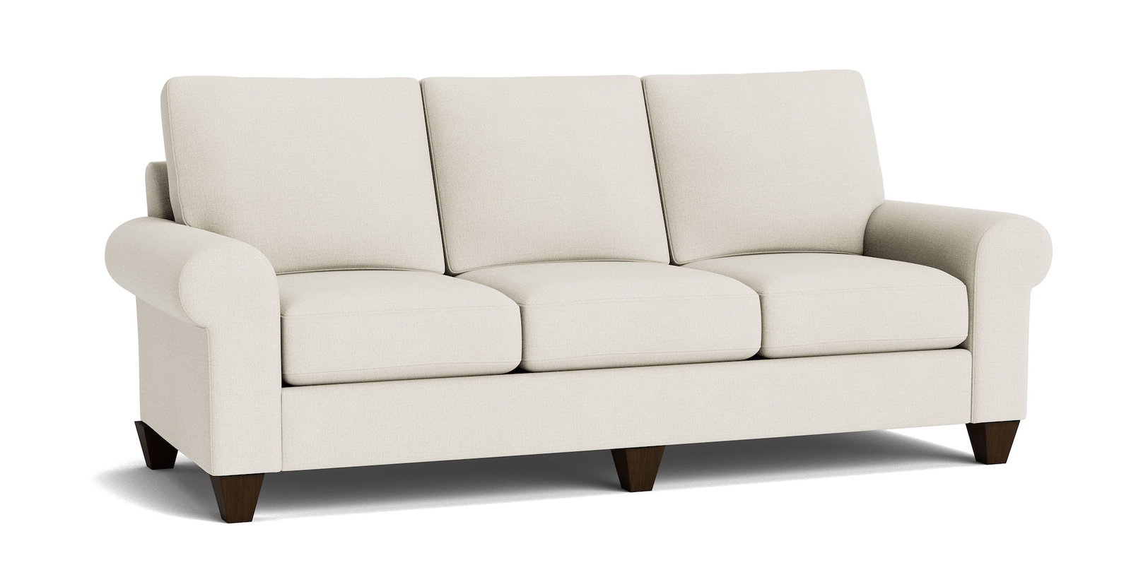 Bassett Furniture C200-72SF True Custom Large Sock Arm Sofa