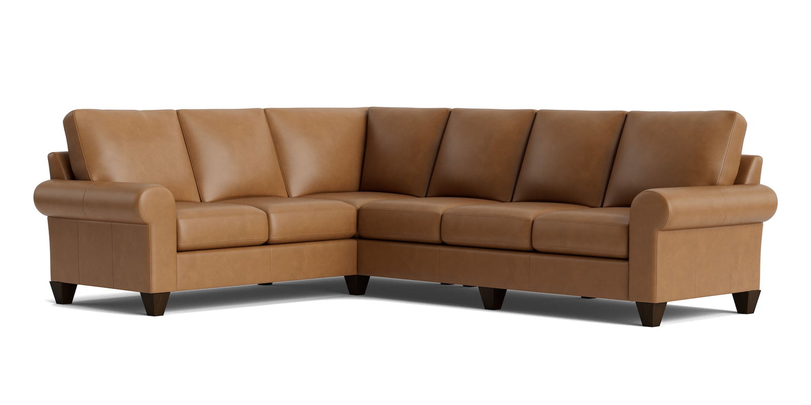 Bassett Furniture C200-L6661SFL True Custom Leather Large Sock Arm L-Shaped Sectional Bassett Furniture C200-L6661SFL True Custom Leather Large Sock Arm L-Shaped Sectional