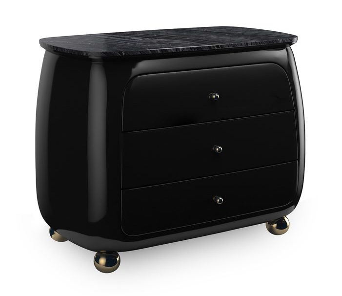 Caracole Furniture CLA-424-069 Cabochon Nightstand