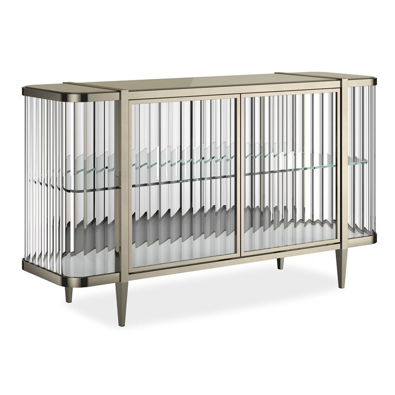 Caracole Furniture CLA-424-215A Stop and Stare Sideboard