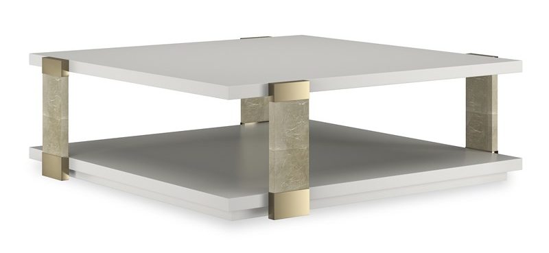 Caracole Furniture CLA-424-406 I’ll Take The Corner Cocktail Table