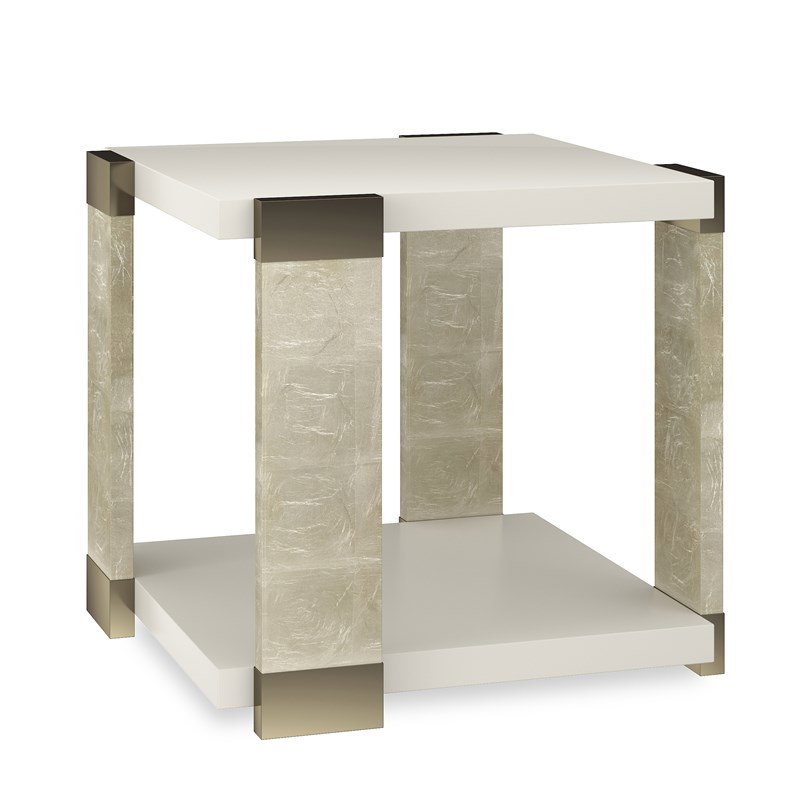 Caracole Furniture CLA-424-416 I’ll Take The Corner End Table