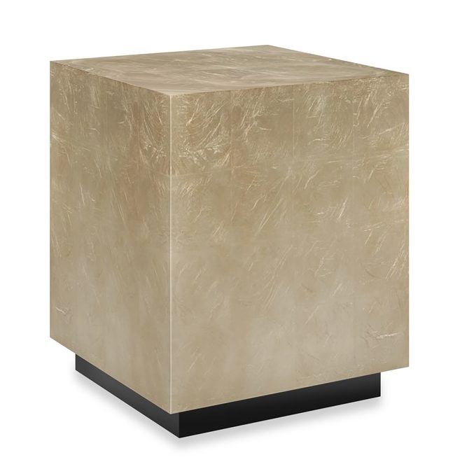 Caracole Furniture CLA-424-417 Cocktail Couture Square End Table