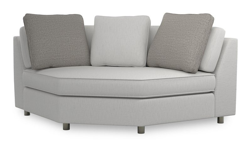 Caracole Furniture M090-018-CR1-B I’m Shelf-ish Corner Sofa