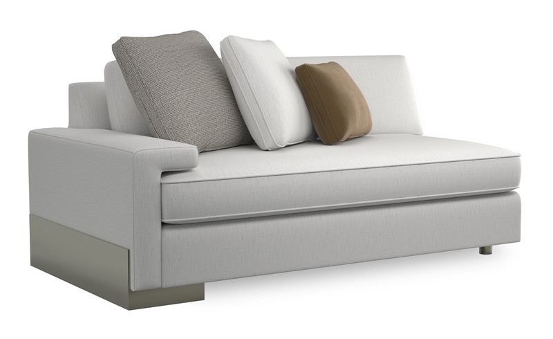 Caracole Furniture M090-018-LS1-B I’m Shelf-ish LAF Sofa