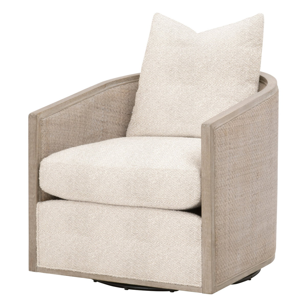Essentials For Living 6643.LGLIN/NG McGuire Swivel Club Chair