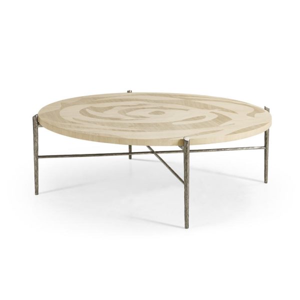 Jonathan Charles 001-3-DL0-NLS Tidepool Round Cocktail Table