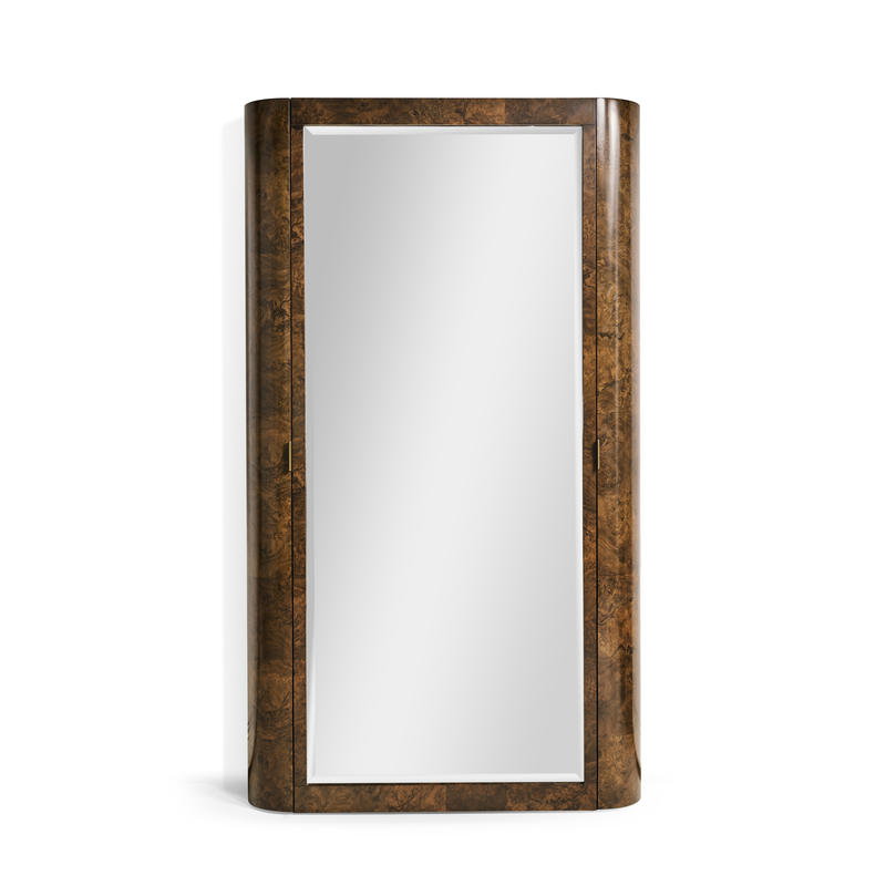 Jonathan Charles 007-1-310-WBL Jacques Leaning Storage Mirror