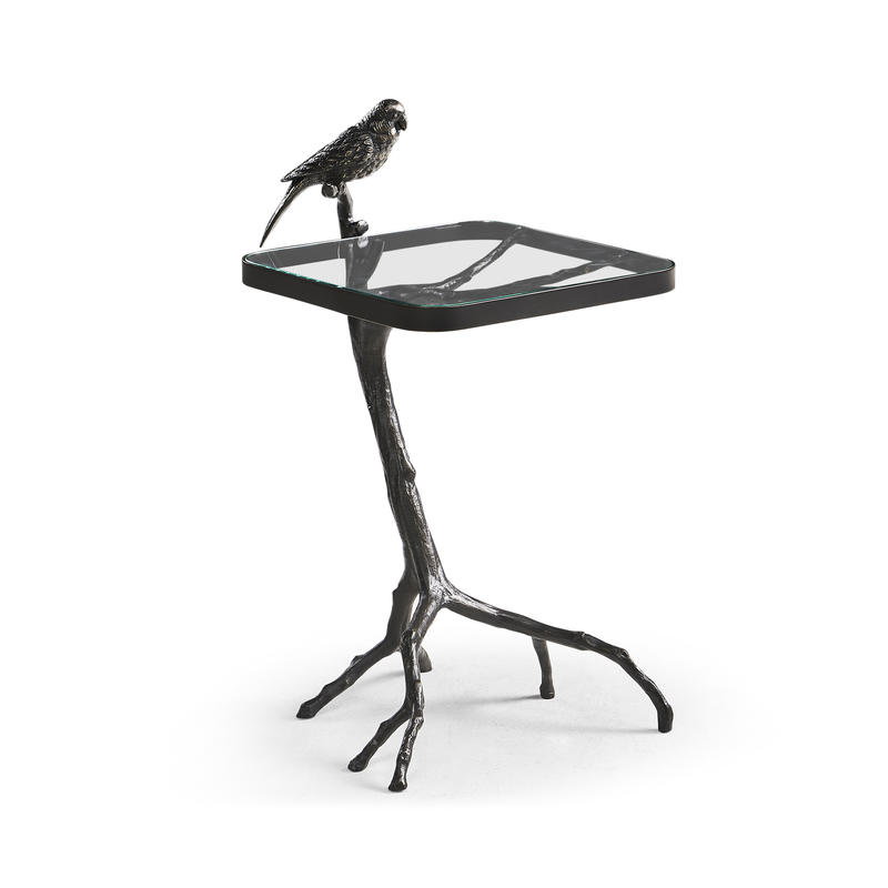 Jonathan Charles 009-3-DQ2-BRO Mendenhall Accent Table