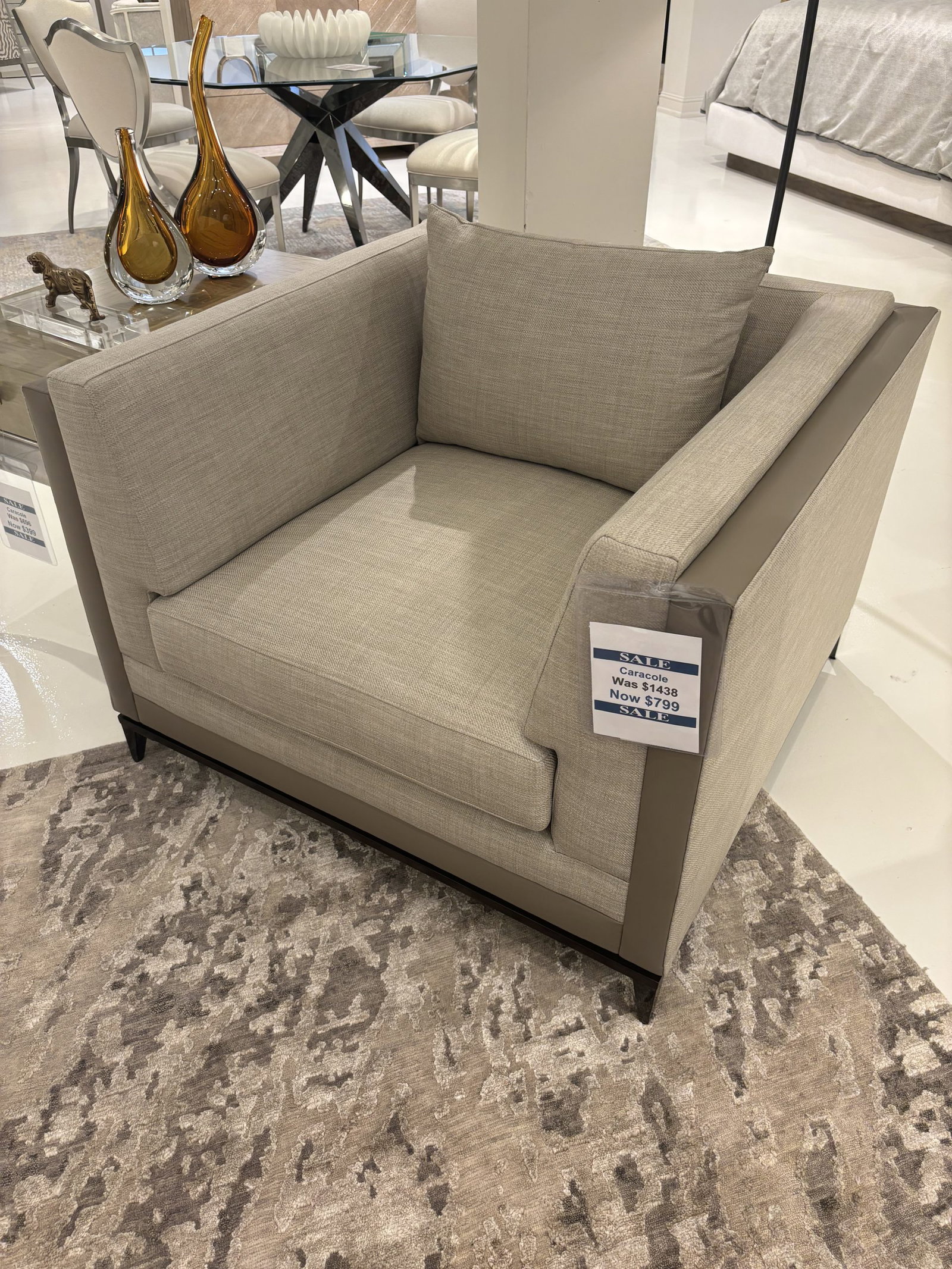 Caracole UPH-422-037-A Archipelago Arm Chair Caracole UPH-422-037-A Archipelago Arm Chair