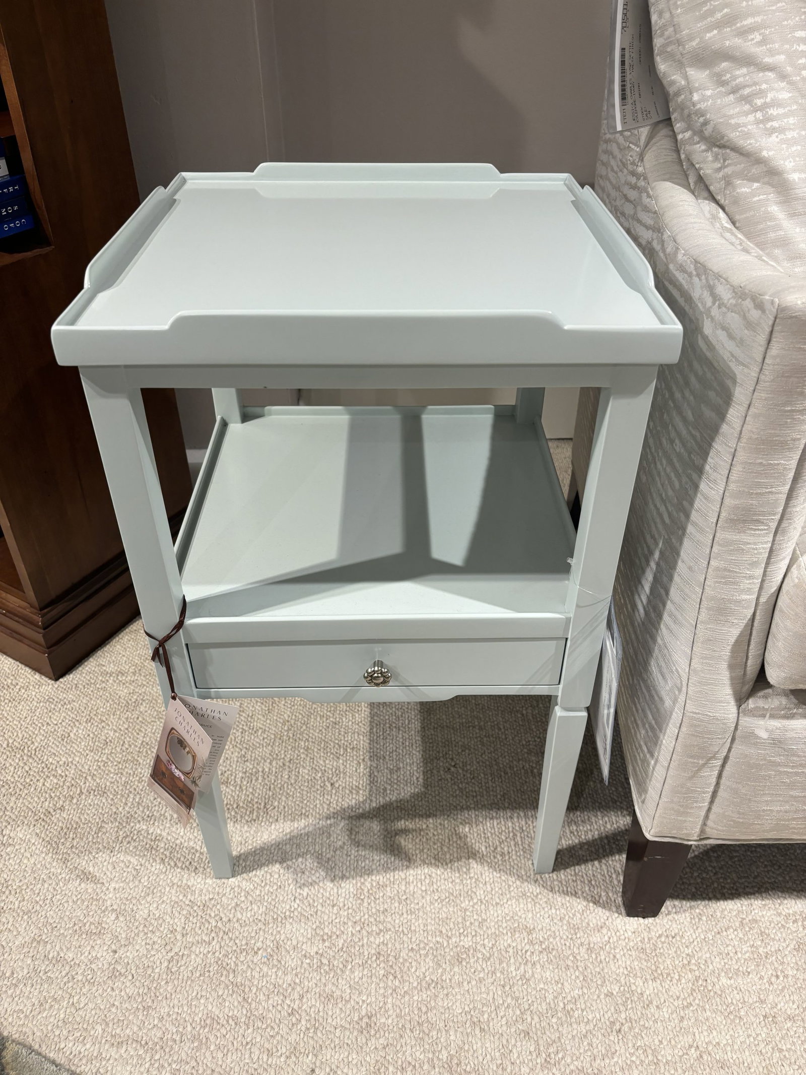 Jonathan Charles 491023-PAL Square End Table