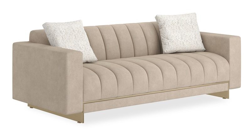 Caracole Furniture UPH-424-211-A  84 Well Balanced Sofa