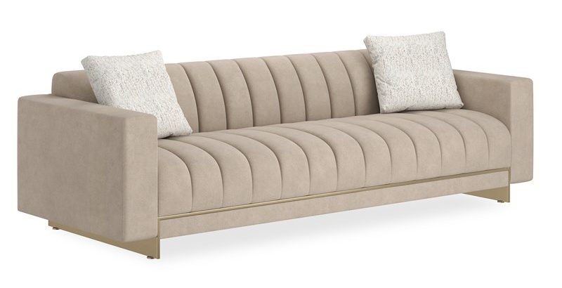 Caracole Furniture UPH-424-212-A 105 Well Balanced Sofa