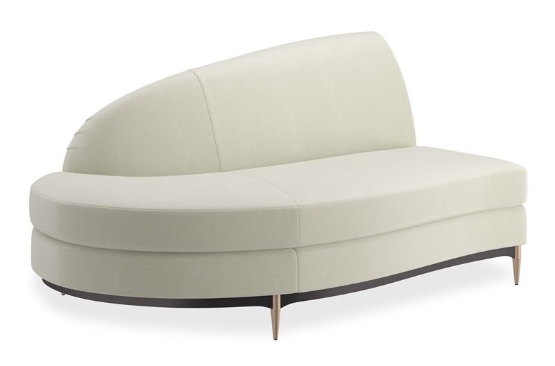 Caracole Furniture UPH-424-LH1-D Three’s Company LAF Chaise