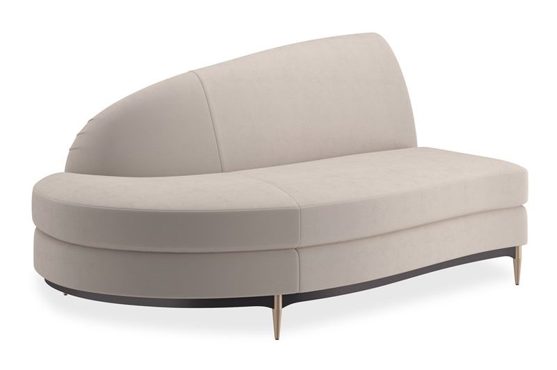 Caracole Furniture UPH-424-LH1-E Three’s Company LAF Chaise