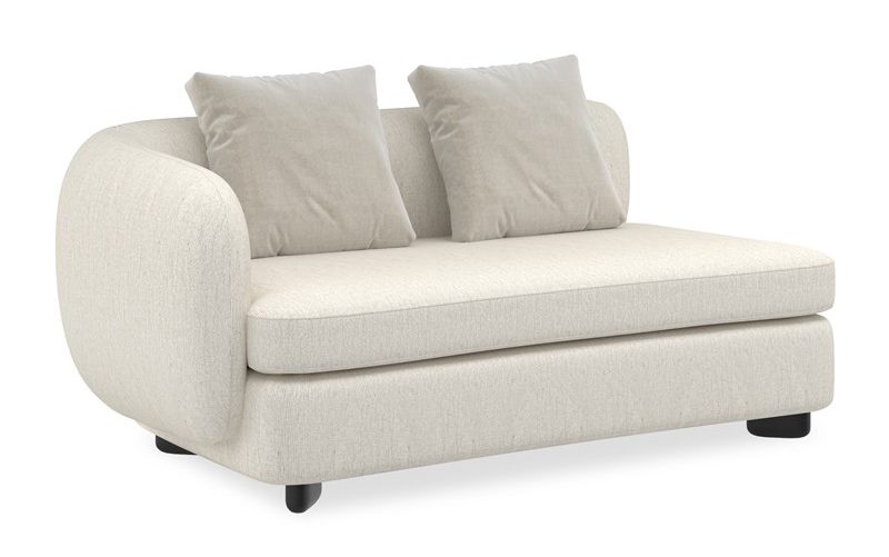 Caracole Furniture UPH-424-LL2-A Lumi LAF Loveseat
