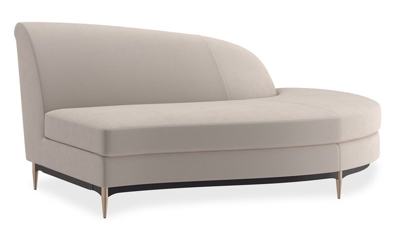 Caracole Furniture UPH-424-RH1-E Three’s Company RAF Chaise