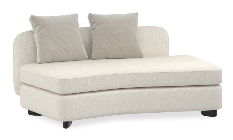 Caracole Furniture UPH-424-RH2-A Lumi RAF Chaise