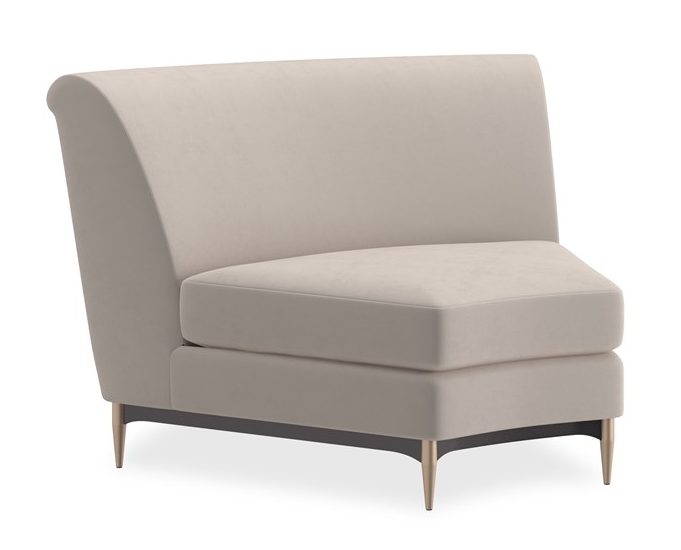 Caracole Furniture UPH-424-WE1-E Three’s Company Wedge