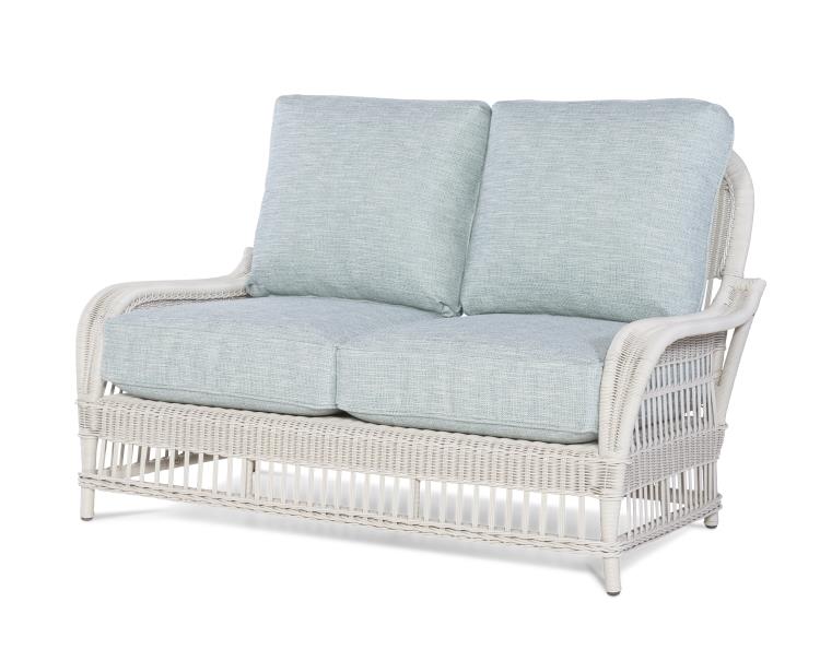 Century Furniture AE-D40-44B Mainland Wicker Love Seat W/Buttons