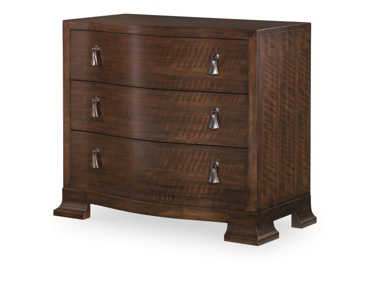 Century Furniture B1H-223 Frasier Serpentine Nightstand – Brunette