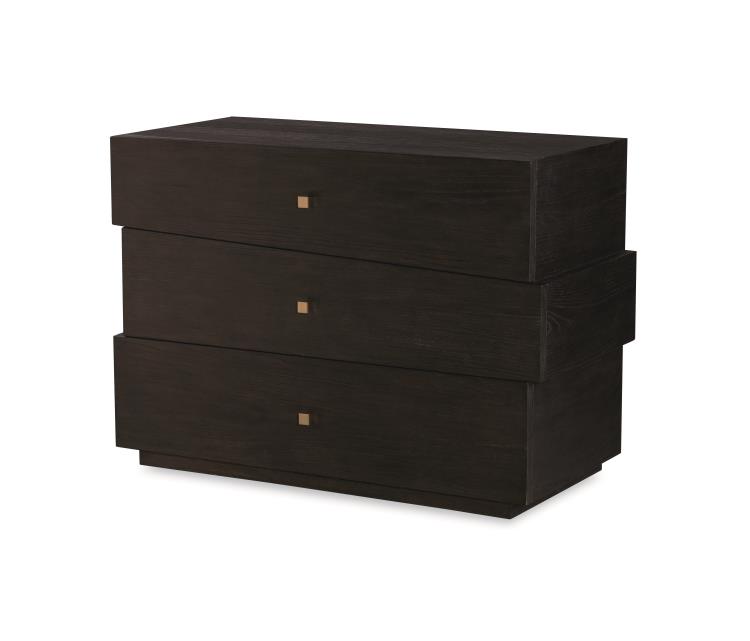 Century Furniture CA3-702 Cadence Three Drawer Chest Mocha