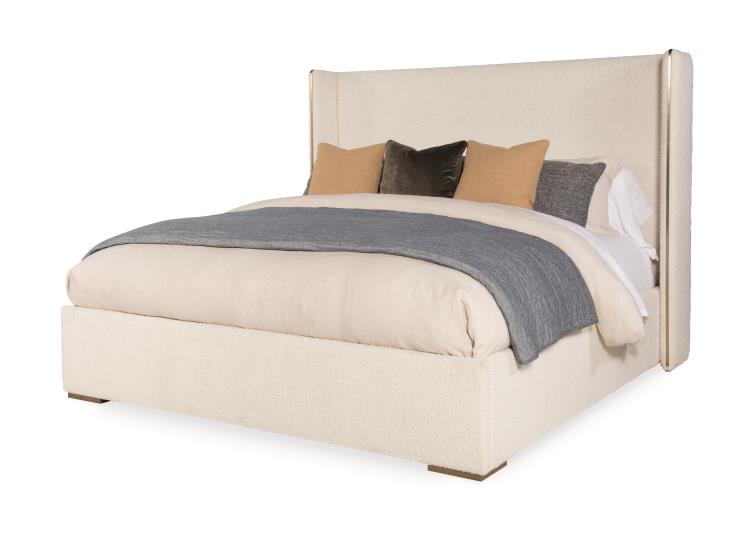 Century Furniture CAA-126 Cadence Upholstered Wing Bed – King 6/6