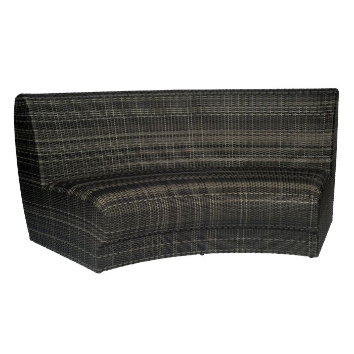 Woodard Furniture S504031 Genie Curved Armless Sofa