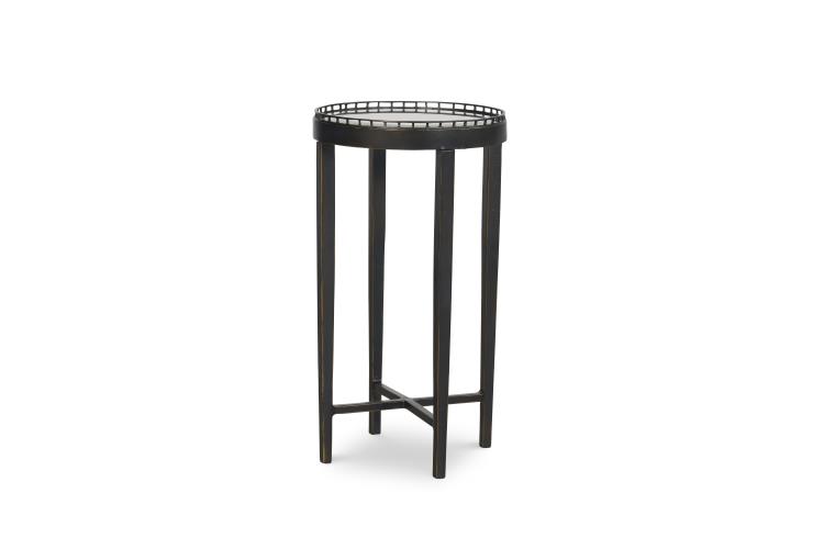 Century Furniture CSB-102-10 Logan Round Drink Table – Bronze
